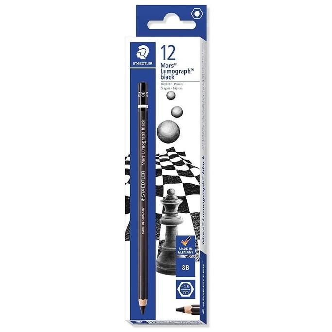 

STAEDTLER MARS LUMOGRAPH - 8B BLACK TERLARISS...,,,,,