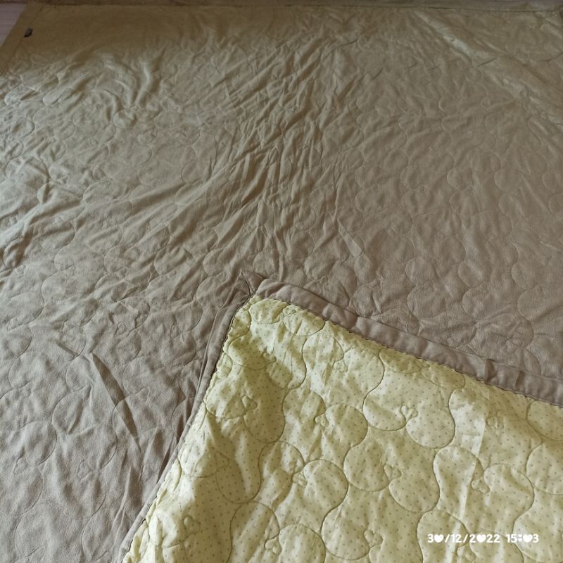 PL Ambal Alas Kasur Antislip Olive 150X210 Thrift Preloved Second Bekas