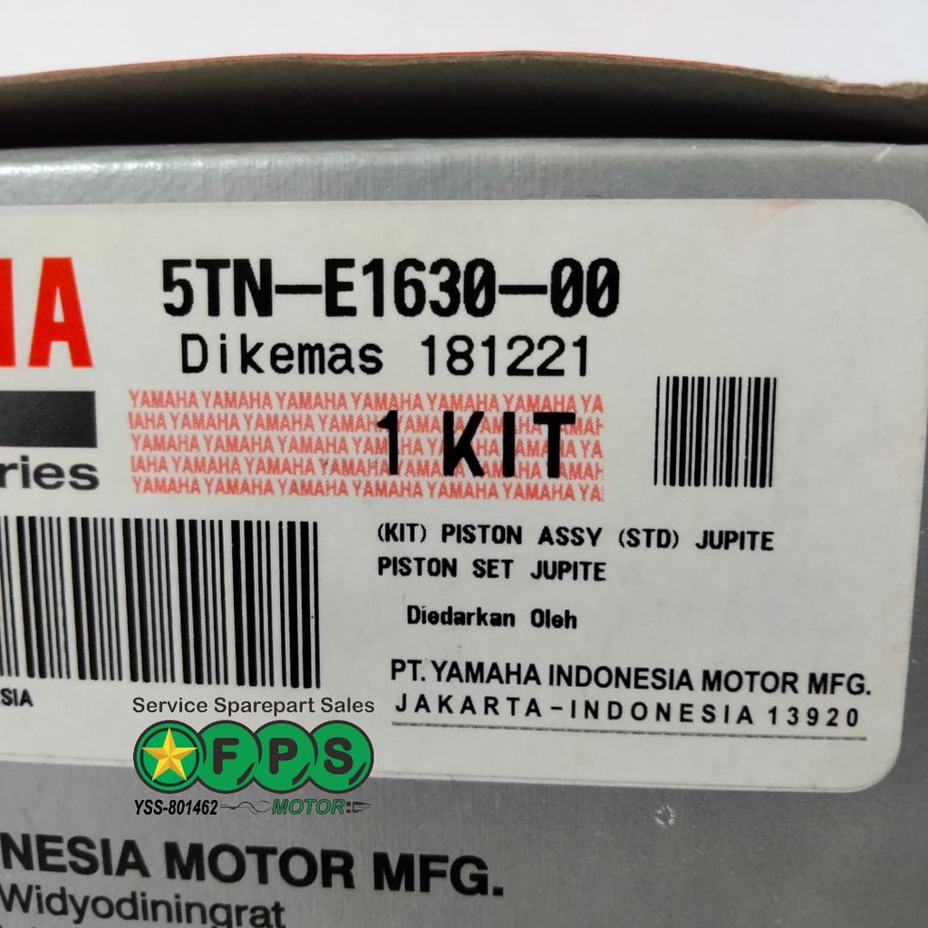 SEHER SET / 5TN-E1630-00 / PISTON ASSY