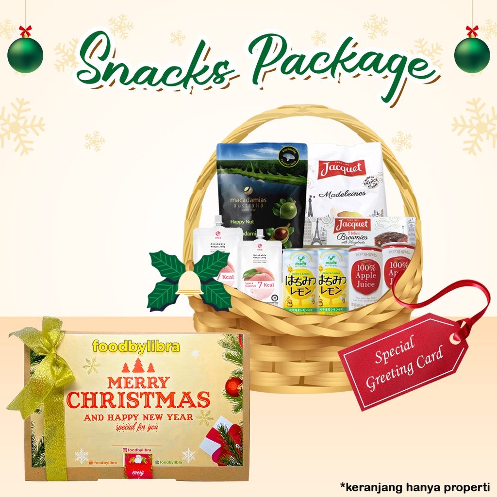 

Hampers / Parsel Snack Packages + Free kartu ucapan
