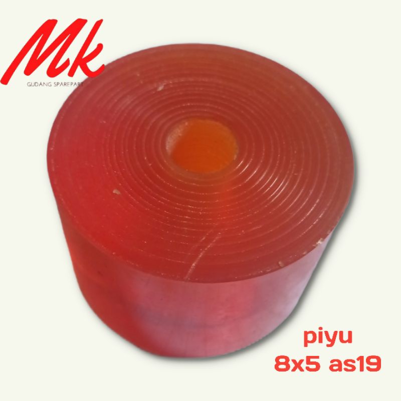 roll karet 8x5 /8x6 as19  PU/ piyu polyurethane untuk mesin tusuk sate harga untuk 1 bj