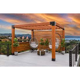 pergola kisi kisi kayu untuk gazebo atau kanopi kayu