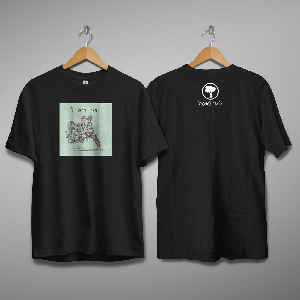 T-SHIRT KAOS PAYUNG TEDUH DUNIA BATAS BAHAN KATUN COMBED