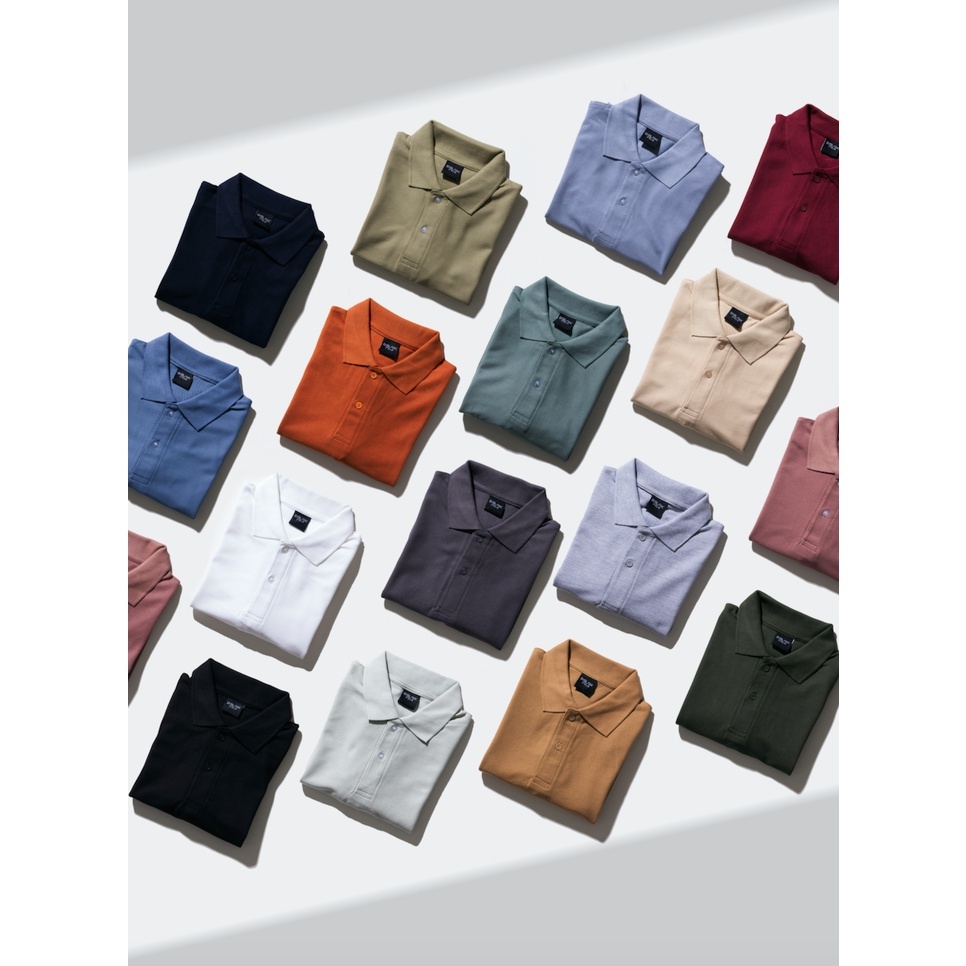 Kaos POLO Pria Premium / Kaos Polo Shirt / Kaos Pria Berkerah - Blank Apparel - Akita Polo Shirt