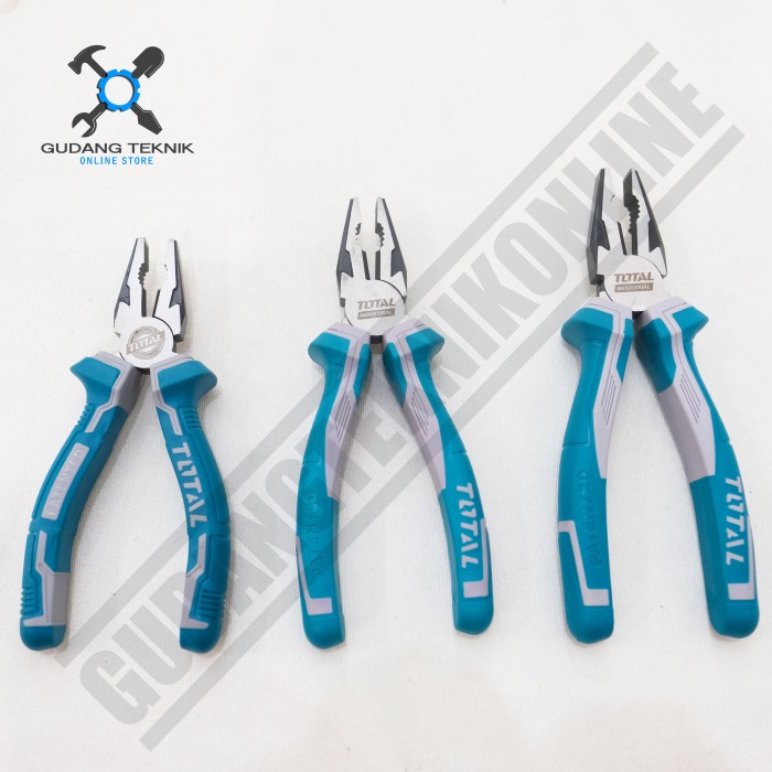 Tang kombinasi 16Cm - 20Cm 6 Inch 7 Inch 8 Inch TOTAL / Combination Pliers Tang Kombinasi 6&quot; THT210606 7&quot; THT210706 8&quot; THT210806 TOTAL