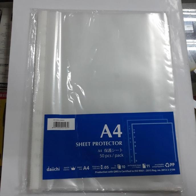 

DISKON PP pocket Daiichi A4 / sheet protector A4 Daiichi isi 50 lbr/pak