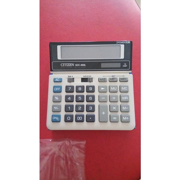 

TERPERCAYA Kalkulator Citizen SDC 868L