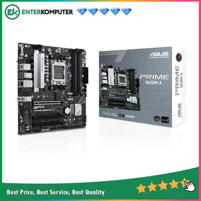 Asus PRIME B650M-A (AM5, AMD B650, DDR5, USB3.2 Type-C, SATA3)