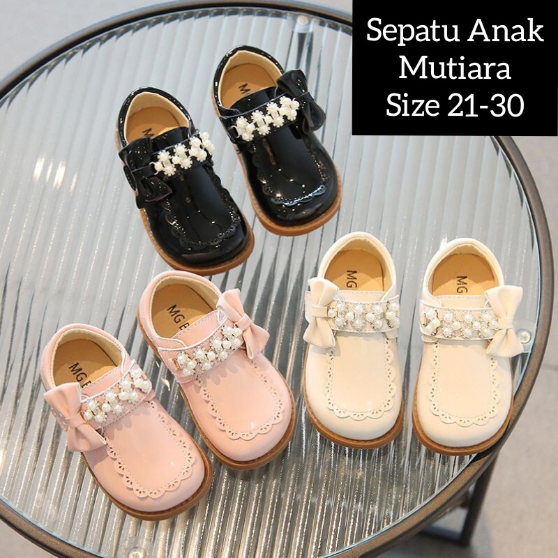 (LOLI-JKT) SP-305 SEPATU KASUAL UNTUK ANAK HOOKLOOP MUTIARA SIZE 21-30