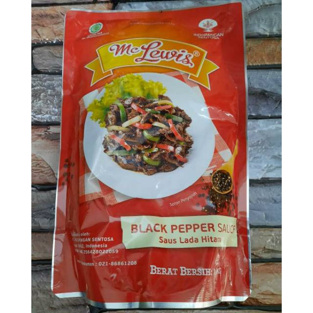 Mc Lewis Black Pepper Sauce 1Kg