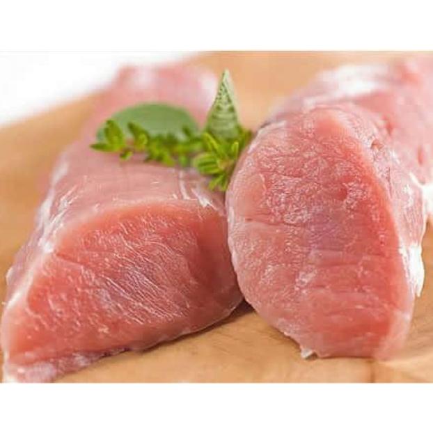 

[BAYAR DITEMPAT] Daging babi bagian has dalam special per batang (kurleb 1 kg an)