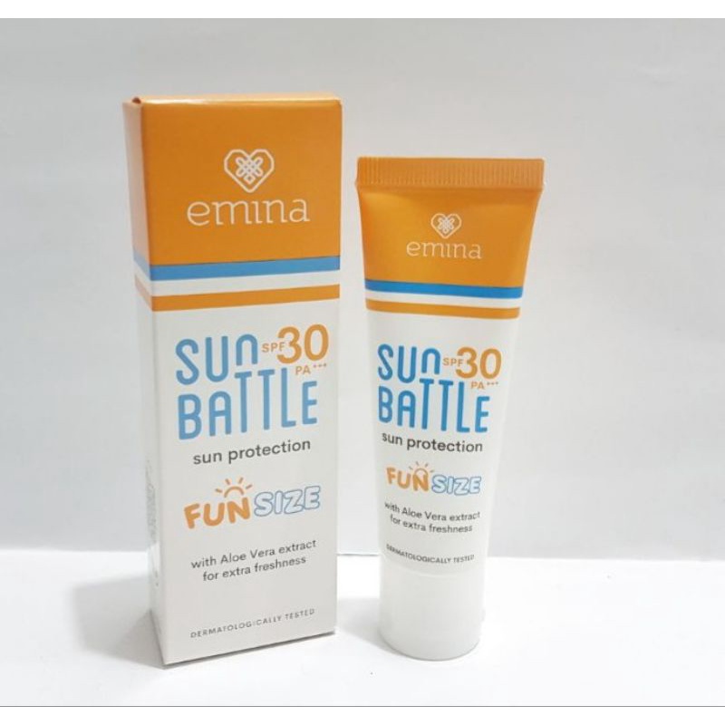 Qeila - EMINA Sun Battle Sun Protection SPF 30 PA+++ ORIGINAL BPOM