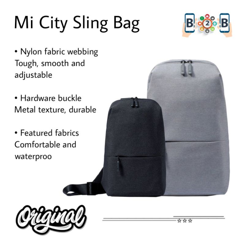 Mi City Sling Bag Original - Tas Selempang Crossbody Bag