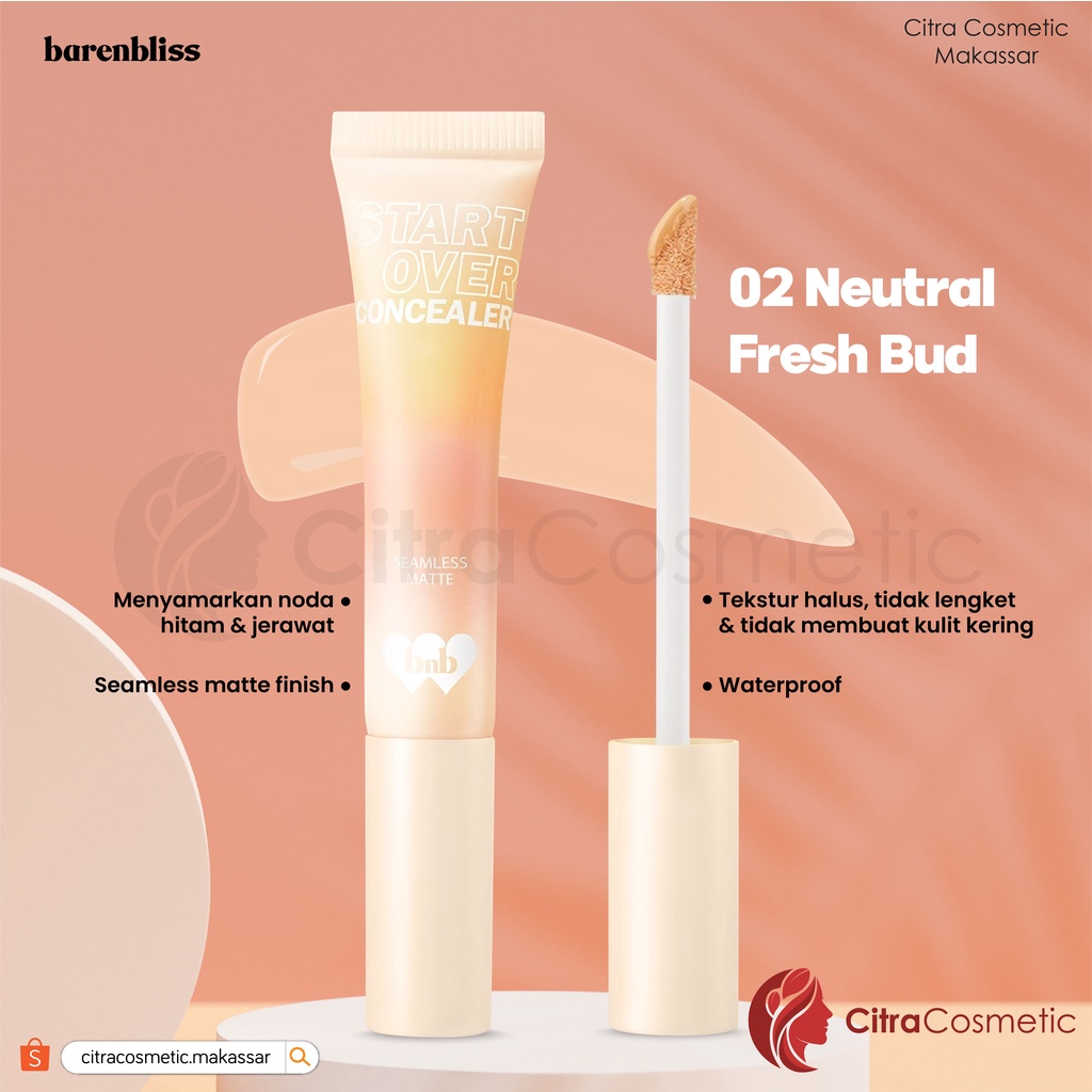 Barenbliss Korea Bloomatte Start Over Concealer Series