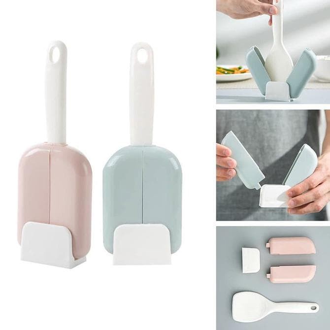 Tempat Centong Nasi Dengan Tutup Otamatis - Sendok Nasi nutup otomatis - Kenji SHop