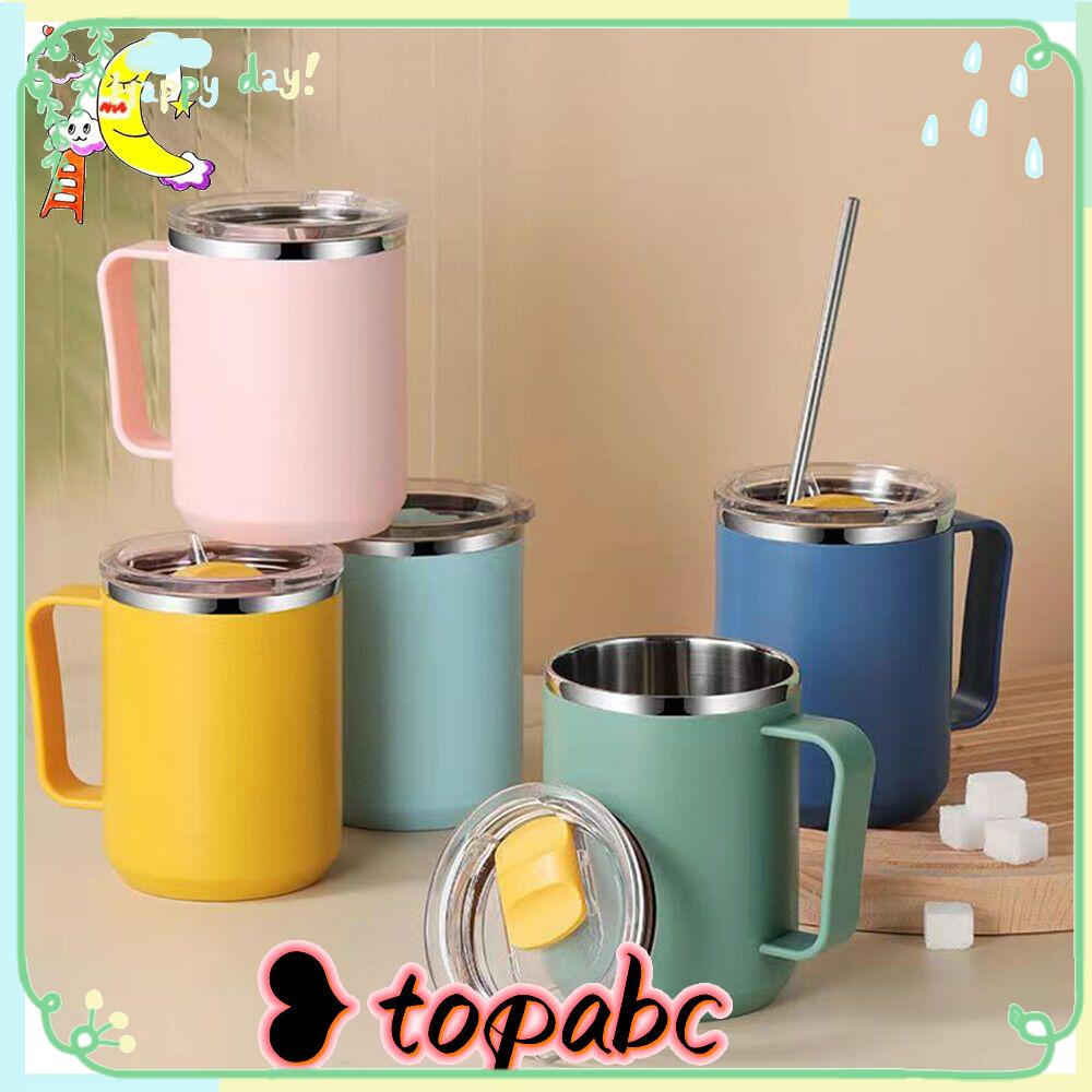 Top Mug Kopi Multi Fungsi Portable Dengan Pegangan Dan Tutup Travelling Cup