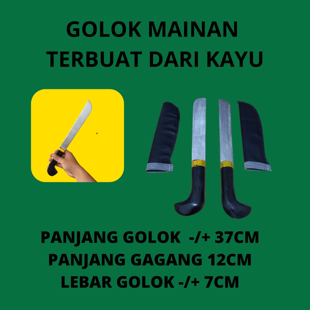 G O L0K MAINAN TERBUAT DARI KAYU UNTUK LATIHAN SILAT GOLOKGOLOKAN