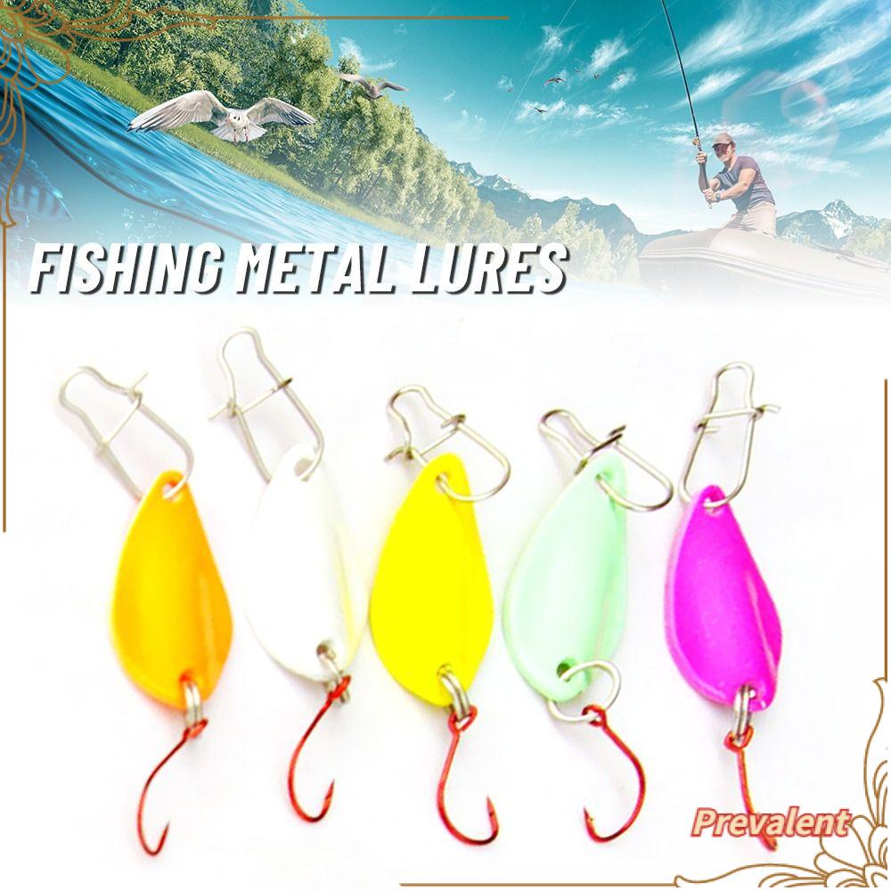 Preva Fishing Metal Lures 2g trout Sequin Noise Paillette Umpan Engkol