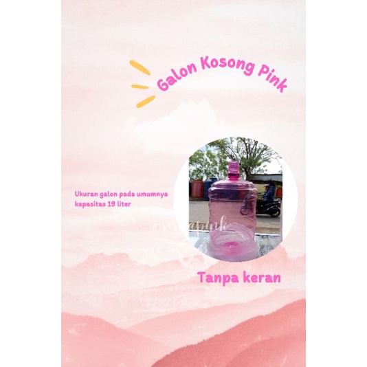 [0100] Serbapink Galon Kosong Pink