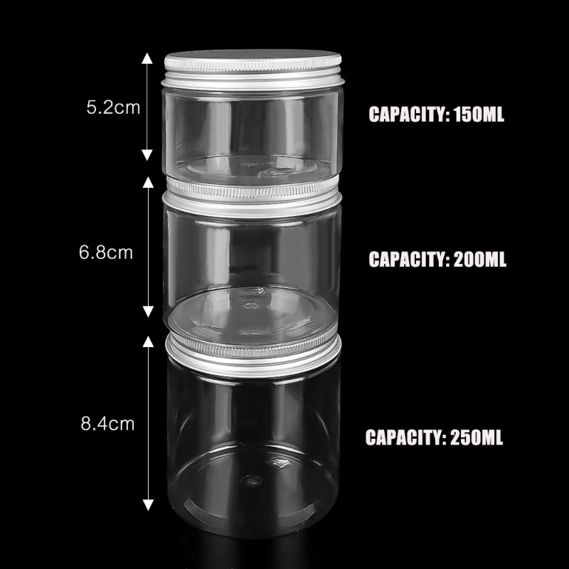 Tutup Aluminium Wadah Toples Kosmetik Tutup Aluminium/ Kerajinan Kosong Pot Botol Isi Ulang