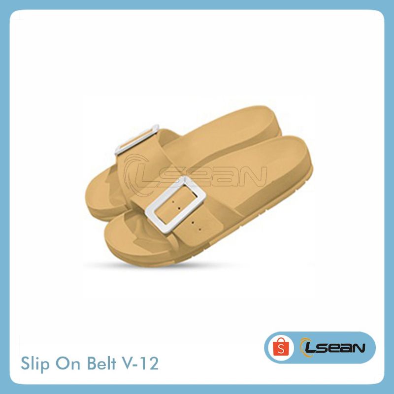 Sandal Wanita Slip On Belt V-12