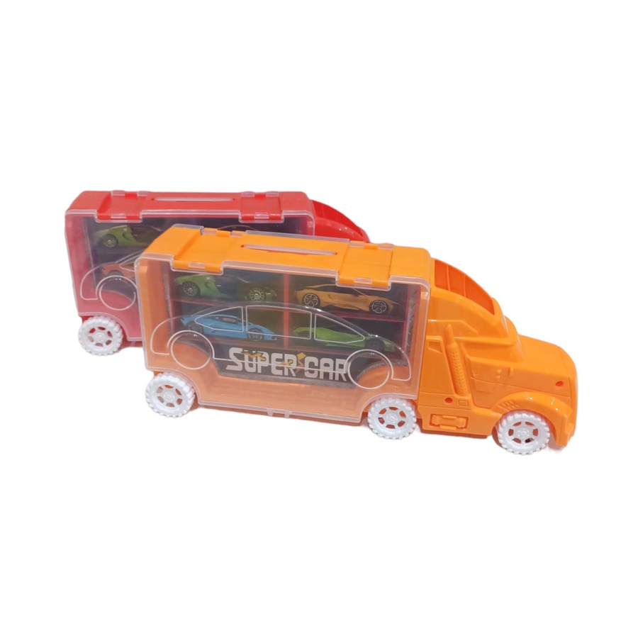 PROMO - Mainan Mobil Container Kontainer TRUCK Set YN6 /mainan mobil mobilan /mainan anak cowok /kado mainan anak /mainan murah /mainan mobil truk