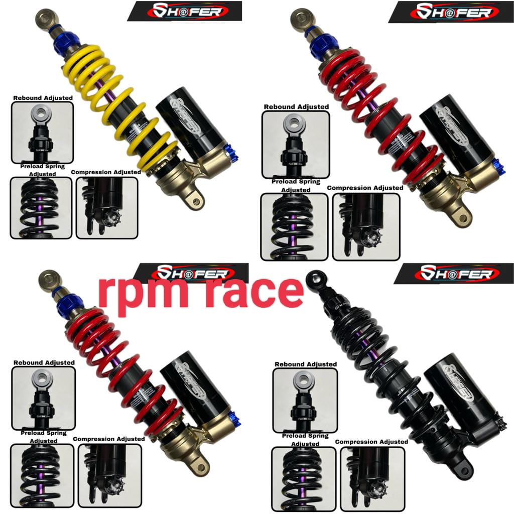 Shock SHOFER Matic Singel Shock Steering Dumper Shockbreaker Tabung Bawah Mio Beat Lexi Scoopy Click Genio Vario125