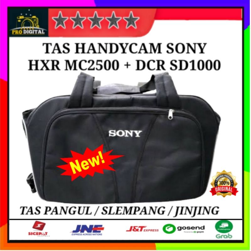 Tas Handycam Sony HXR-MC2500 - Sony NX-100 - Tas Panggul / Tas Jinjing / Tas Selempang