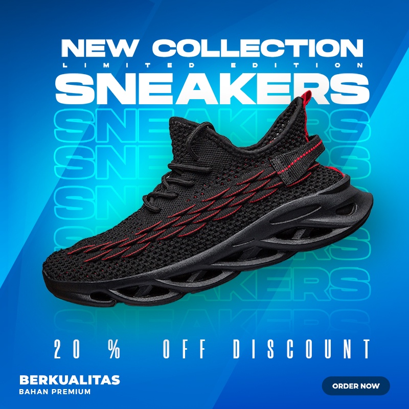 Sepatu Pria Original Sepatu Cowok Keren Sepatu Kekinian Korea Style sepatu Olahraga SN30