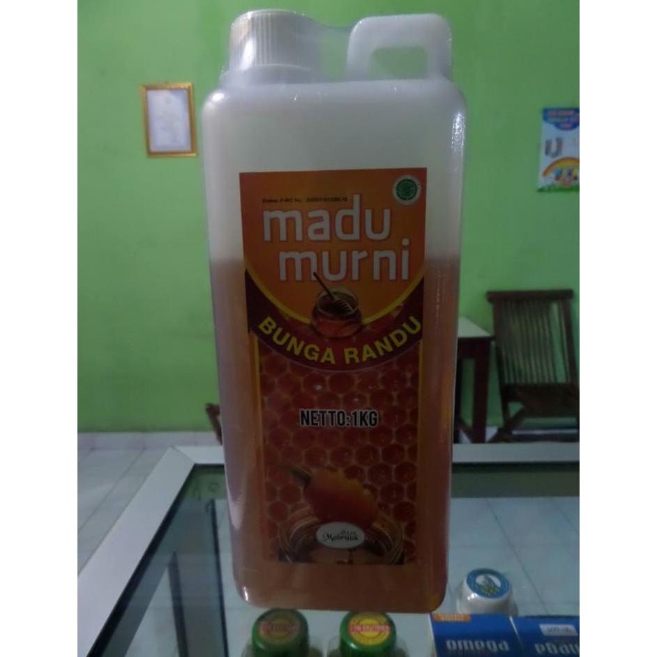 

[BAYAR DITEMPAT] Madu Bunga Randu Kemasan Satu 1 Kg 1kg mabruk Mabruuk