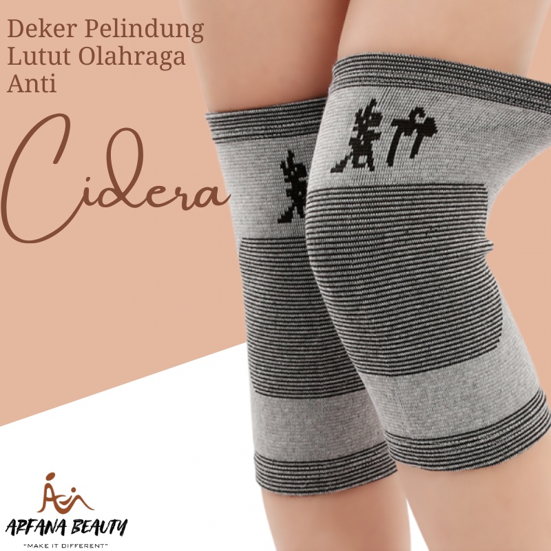 Deker Kaki Anti Rematik Korset Lutut Bahan Serat Arang DEKER BAMBOO Ukuran 15x24 Cm CHS-0503