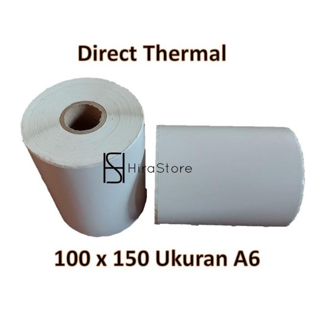 

Kertas Thermal Label Barcode 250 pcs ukuran A6 100 x 150 mm