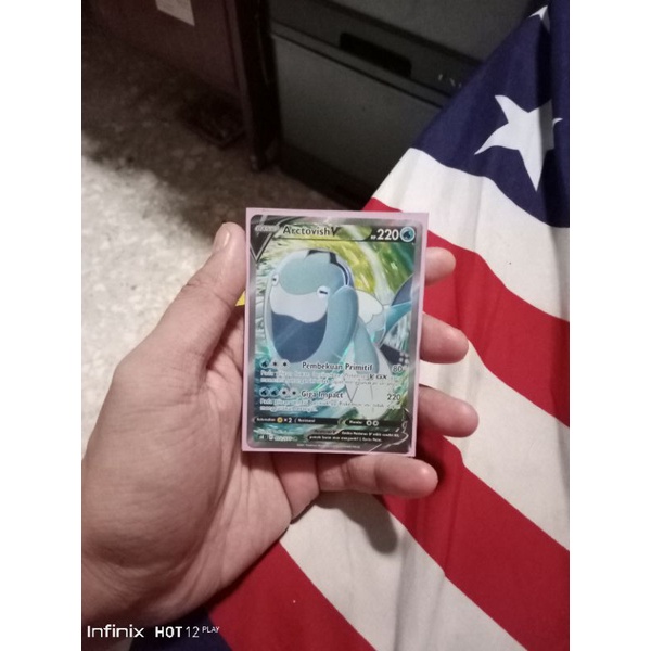 kartu pokemon bahasa indonesia arvtovish v sr