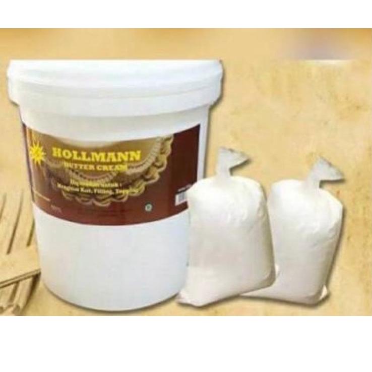 

【F⚡ASH SALE✅】 Butter Cream Hollman 500gr Repack Siap Pakai