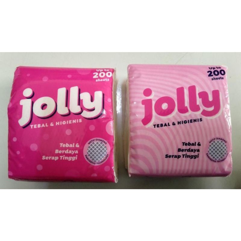 Tissue Jolly tisu kecil tissue pop up / tissu toilet mini / tisu roll - coreless