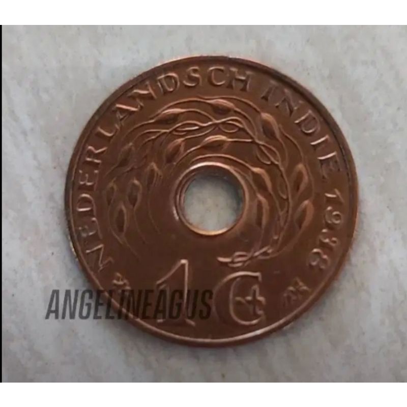 Koin Kuno Nederlandsch Indie 1C 1938