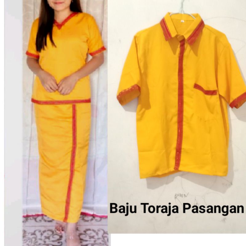 Baju Toraja Pasangan /Couple Baju Toraja Suami Istri