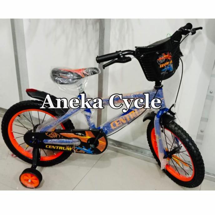Sepeda Anak Roda Empat Cowok Bmx Centrum 16 Inch #Original