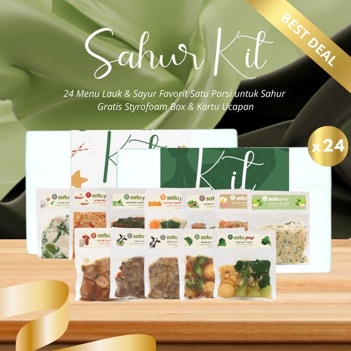 

⭐BISA COD⭐ Satu Porsi SAHUR KIT Ekstra