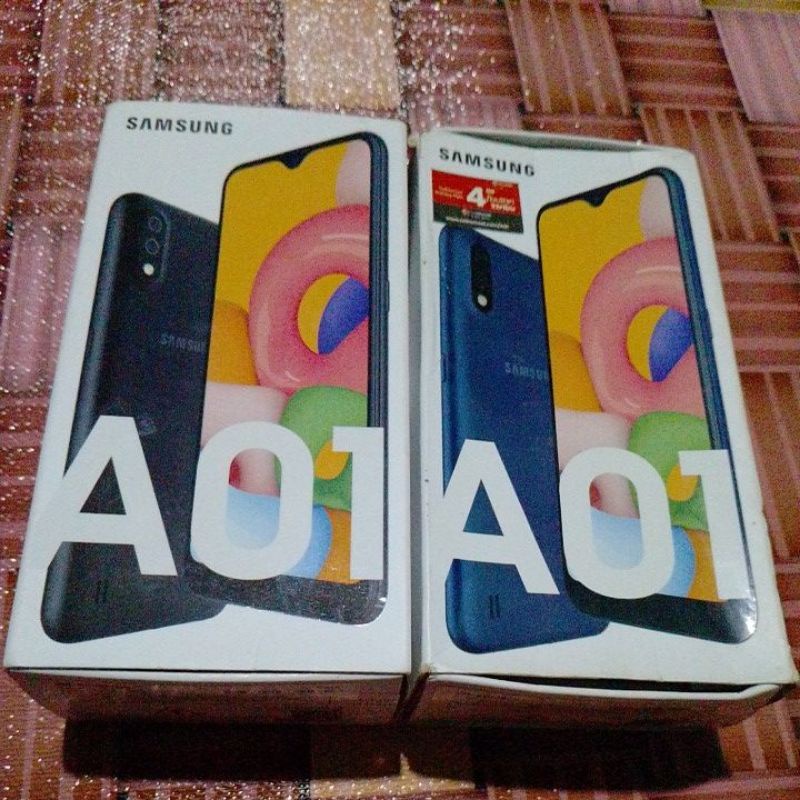 dus box ori Samsung A01 ori bawaan pabrik / kotak hp ORI Samsung A01 ori bawaan pabrik