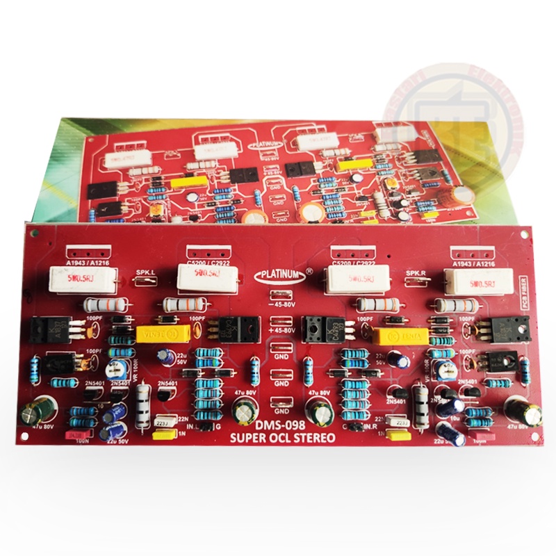 Kit Driver Power Amplifier SOCL Super OCL Stereo DMS 098 Platinum