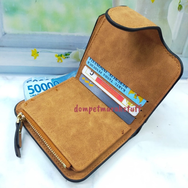 COD DOMPET WANITA KECIL/MINI KANCING RESLETING