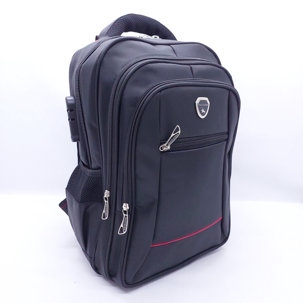 TAS POLO GIVES 16 INCHI KUNCI NOMOR + USB + JAS HUJAN MURAH ORIGINAL BARU / RANSEL POLO GIVES 16&quot; KUNCI NOMOR + ANTI AIR + USB / TAS LAPTOP POLO GIVES ORIGINAL BARU MURAH / TAS SEKOLAH SD SMP SMA POLO GIVES 16&quot; MURAH BARU / TAS KERJA POLO GIVES MURAH BARU