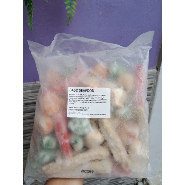 

Cedea Bakso mix seafood 1 kg kemasan curah polos