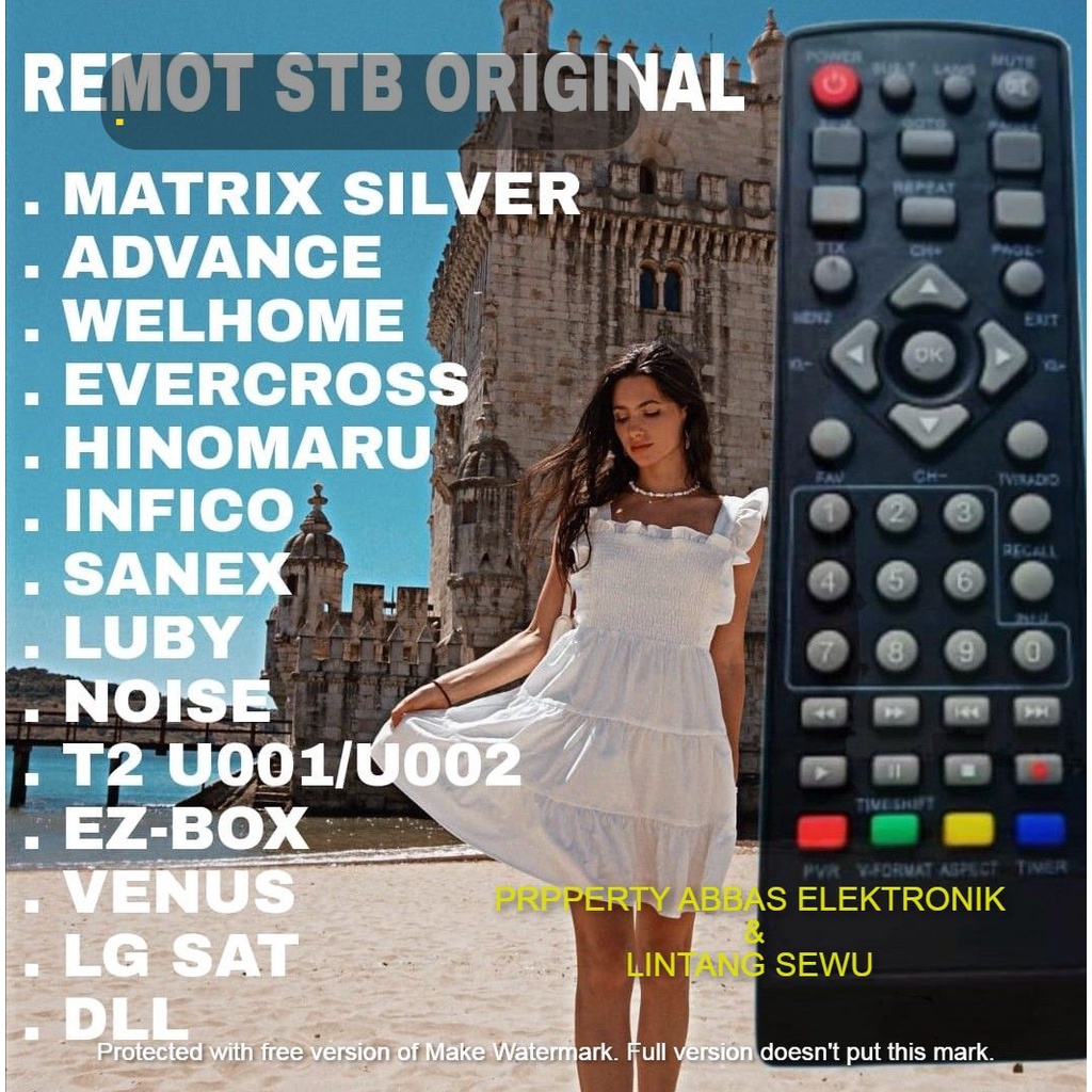 REMOT STB SETOP BOX SETOPBOX LUBY EVERCROSS SANEX WELHOME IOTO