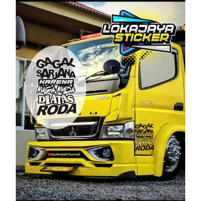 STICKER MOBIL STIKER KEREN CUTTING TRUCK PICK UP