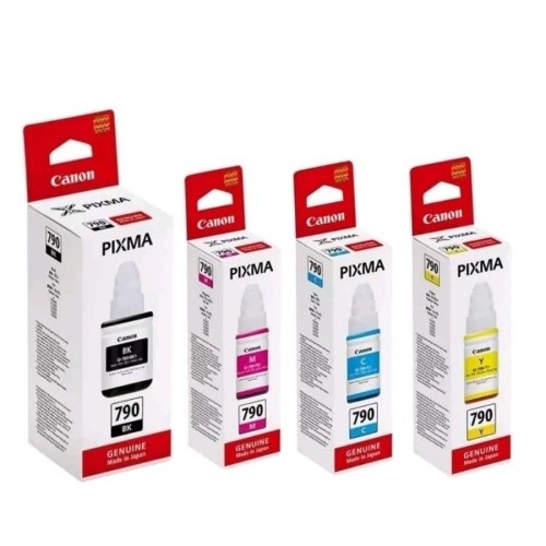 1 SET 4 PCS Tinta Canon 790 For Printer G1000 G2000 G2010 G3000 G1010 G2010 G3010