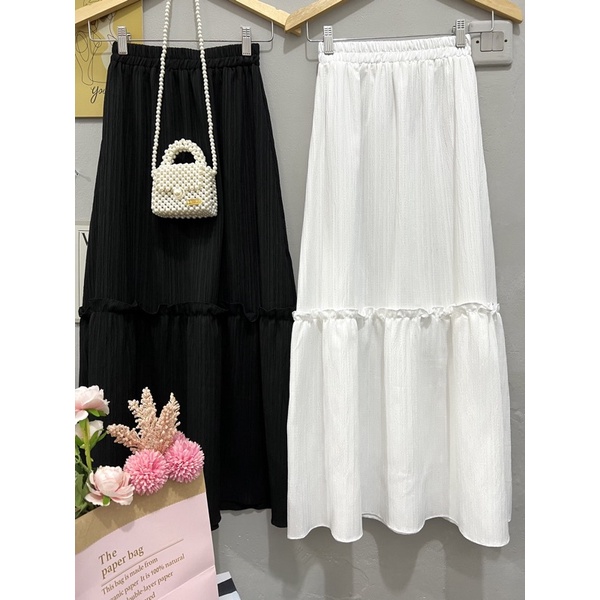 Cherry_ Skirt Korean Style / Rok Wanita ladycrush / Rok Panjang