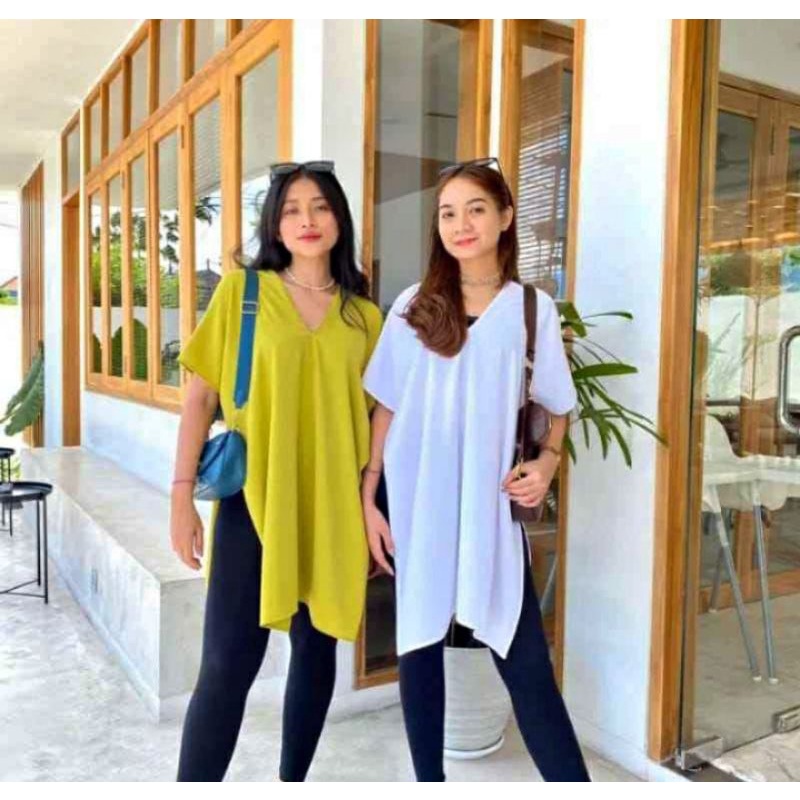 atasan wanita/long nagita square air flow kringkel/baju blouse wanita/atasan Nagita