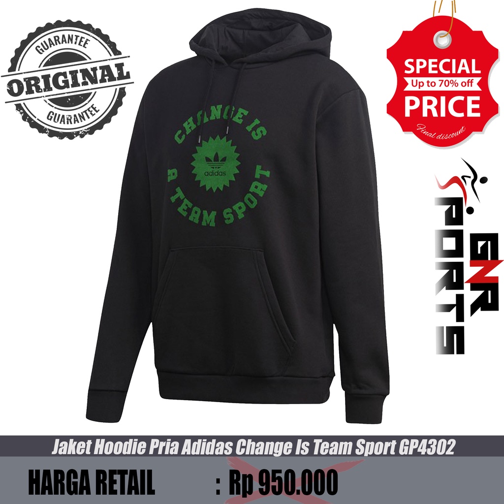 Hoodie Pria Adidas Change Is Team Sport GP4302 Original 100%